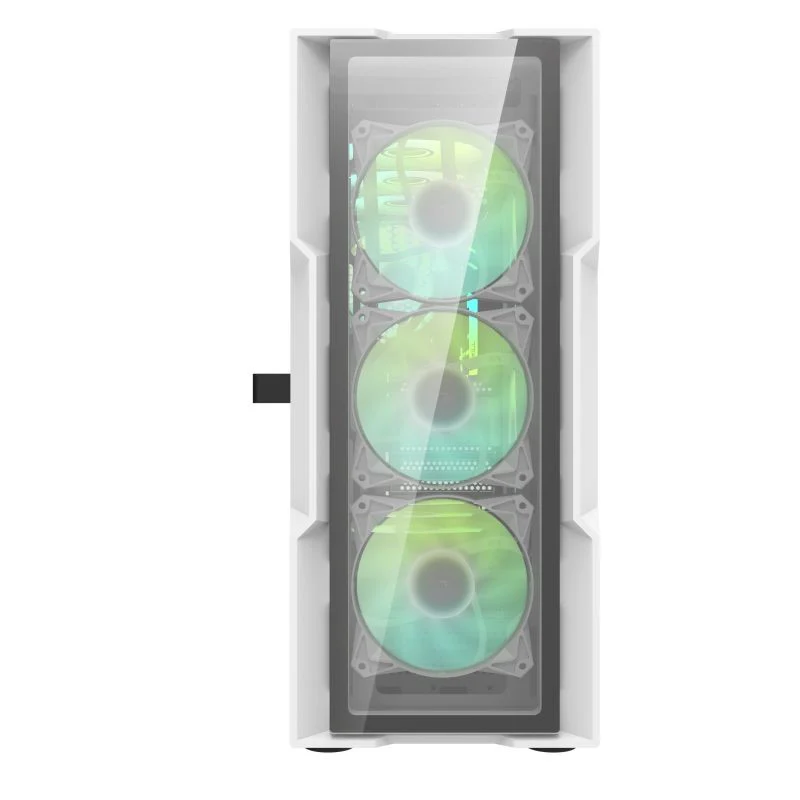 Aigo DarkFlash DK431 Glass ATX Mid Tower Gaming Case - White (With 4*ARGB Fans) - Image 2