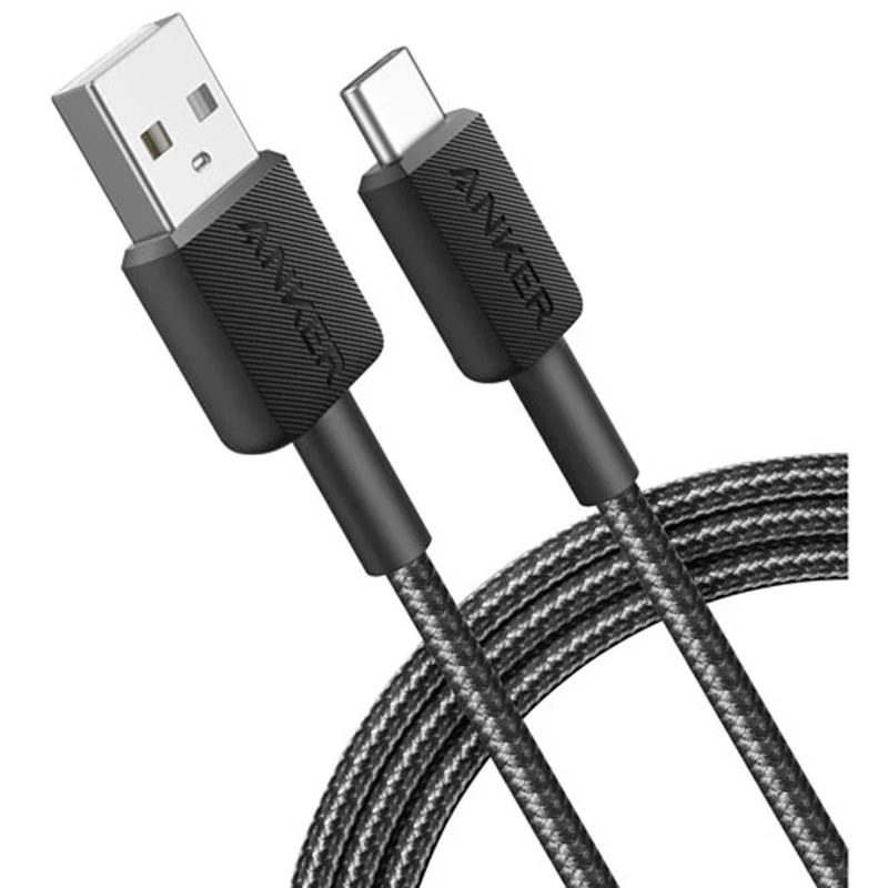 Anker 322 USB-A to USB-C Cable Braided - Black - Image 3