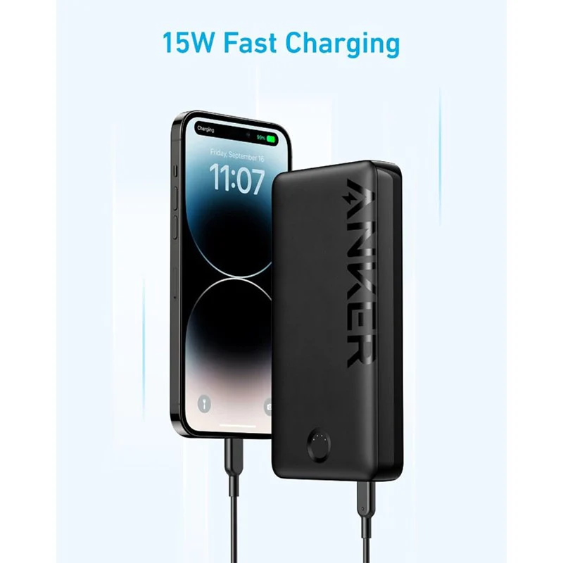 Anker Portable Charger, 325 Power Bank (PowerCore Essential 20K) 20000mAh Power Bank, Black - Image 7
