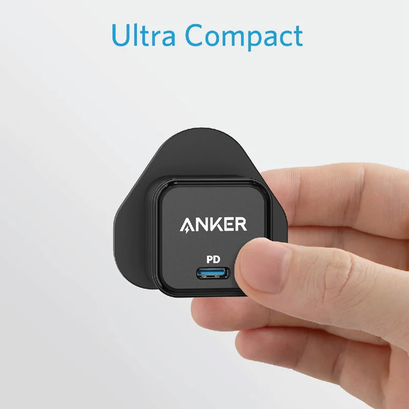 Anker PowerPort III 20W Cube Charger, Black - Image 3