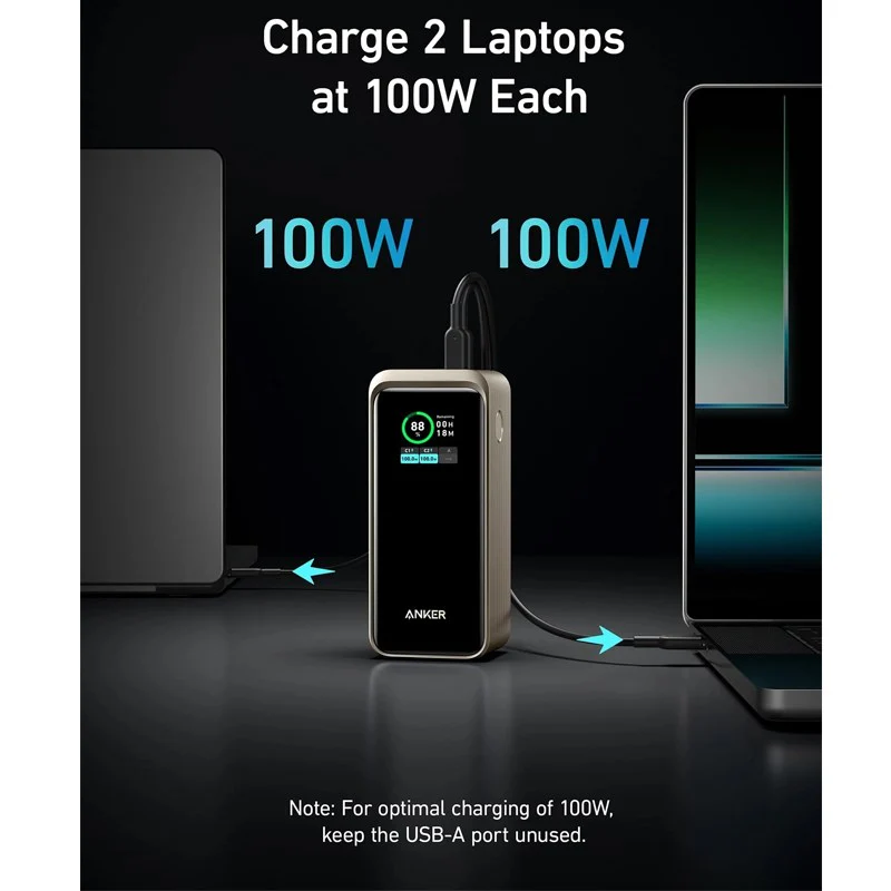 Anker Prime 20,000mAh Power Bank (200W) Series 7, Golden - Image 5