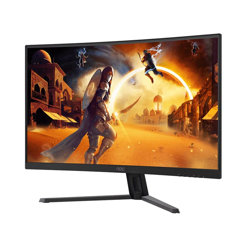 AOC CQ32G4E 32" QHD, 180Hz, 0.5ms, HDMI 2.0, VA Curved Gaming Monitor - Black - Image 3