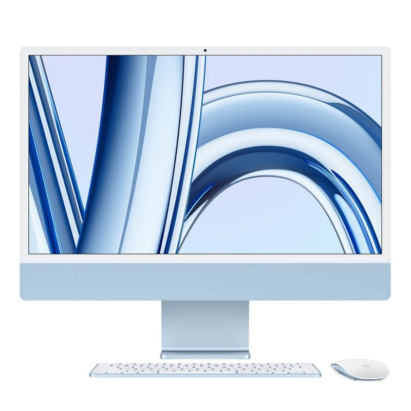 Apple iMac 24" Customized 4.5K Retina Display, M3 8‑core CPU, 10‑core GPU, 24 GB RAM, 2 TB SSD, Magic Keyboard Arabic/English - Blue