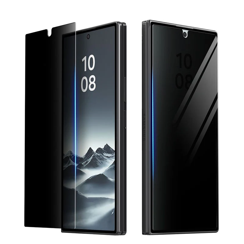 Araree Sub Core Front Screen Protector Tempered Glass For Samsung Galaxy Z Fold7 - Privacy (2 Pcs) - Image 4