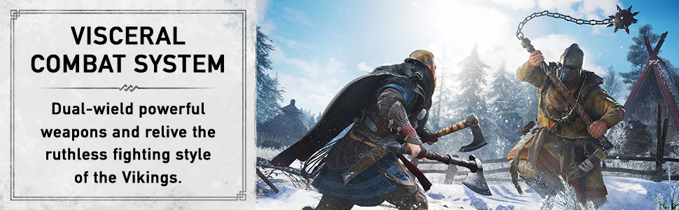 Assassin’s Creed Valhalla Video Game for PlayStation 4 (PS4) - R2 - Image 4