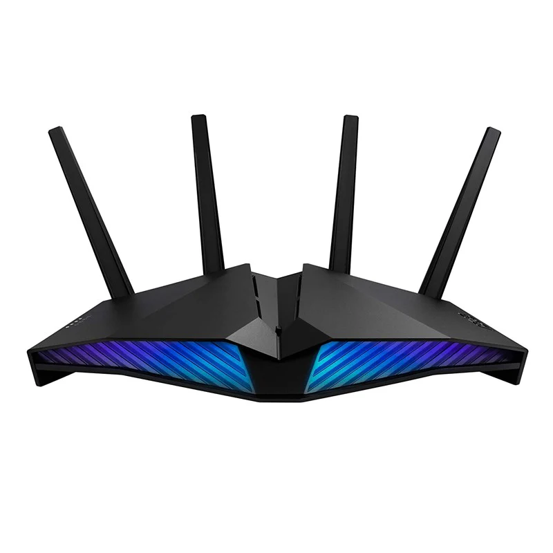 Asus AX5400 Dual Band WiFi 6 Mesh WiFi Asus RGB Gaming Router, PS5 Compatible, Mobile Game Mode, Lifetime Free Internet Security
