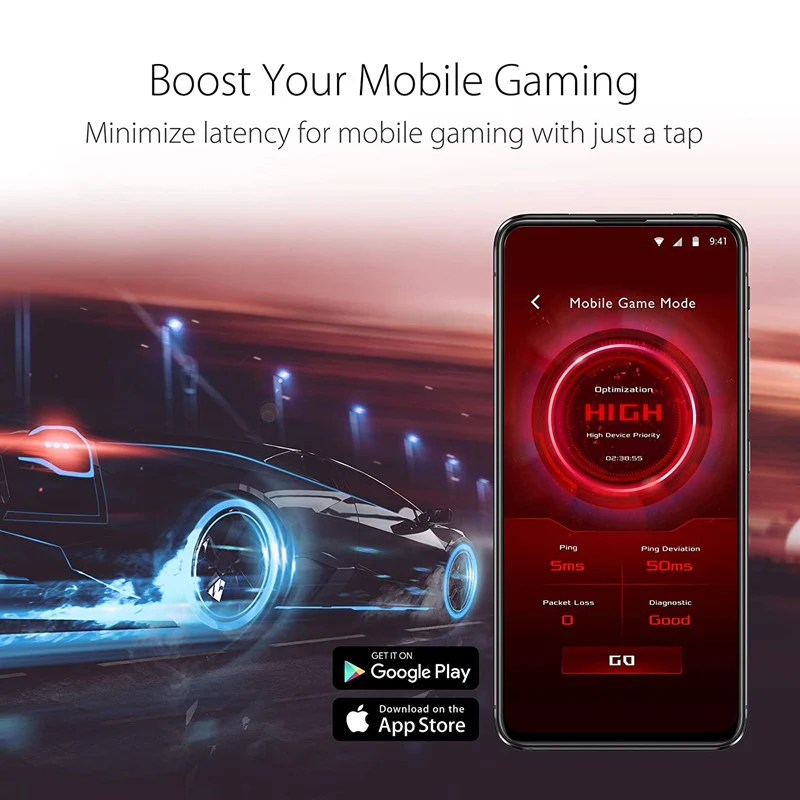 Asus AX5400 Dual Band WiFi 6 Mesh WiFi Asus RGB Gaming Router, PS5 Compatible, Mobile Game Mode, Lifetime Free Internet Security - Image 3