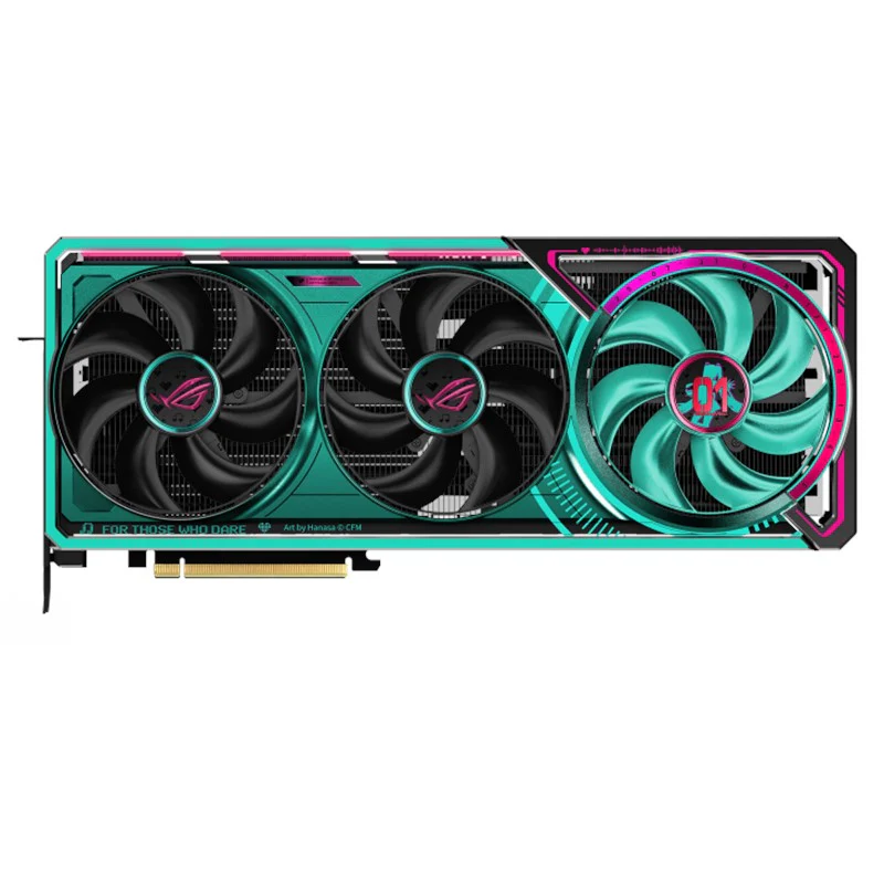 Asus ROG ASTRAL GeForce RTX 5080 OC 16 GB GDDR7 Hatsune Miku Edition Gaming Graphics Card - Image 2