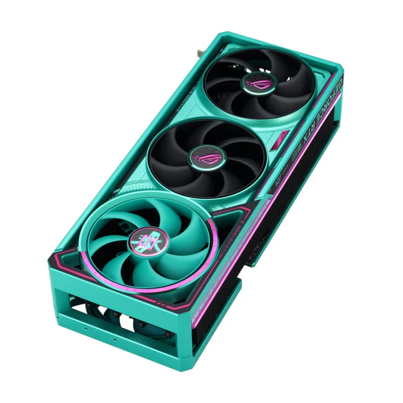Asus ROG ASTRAL GeForce RTX 5080 OC 16 GB GDDR7 Hatsune Miku Edition Gaming Graphics Card - Image 4