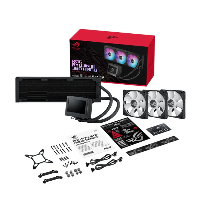 Asus ROG RYUJIN III 360 ARGB Liquid CPU Cooler - Black - Image 8