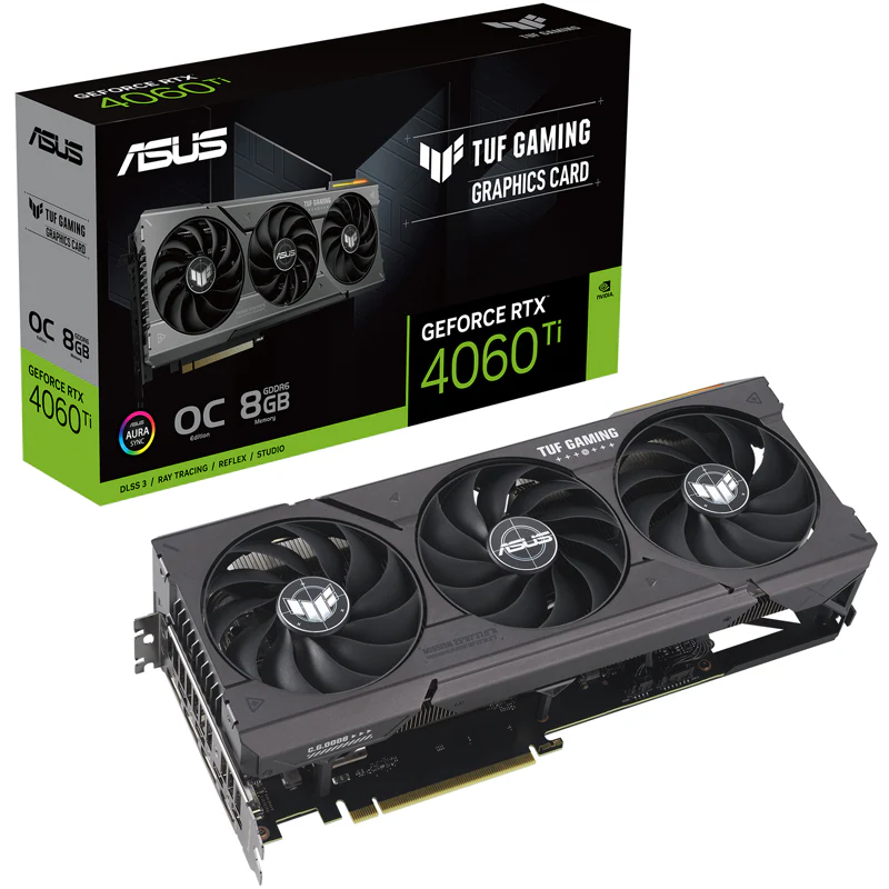Asus TUF Gaming GeForce RTX 4060 Ti OC 8GB GDDR6 Graphics Card