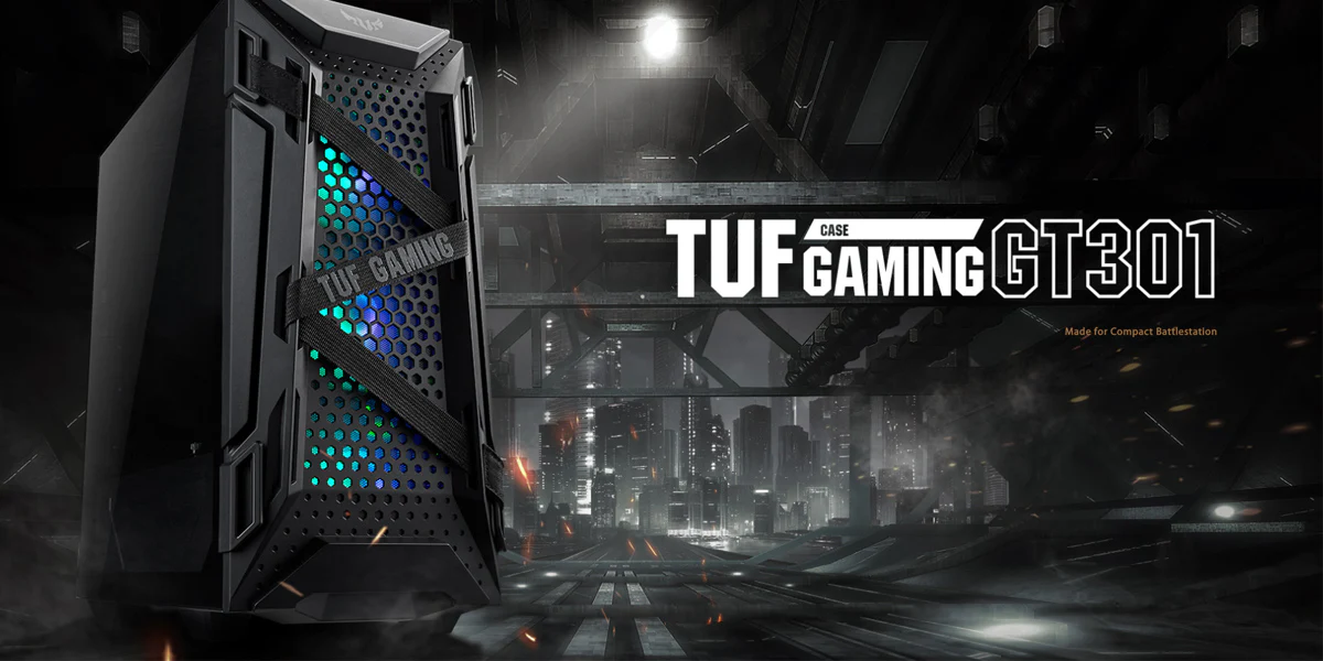 ASUS TUF GT301 ATX Mid Tower Gaming Case (4 Fans Included) - Black - Image 11