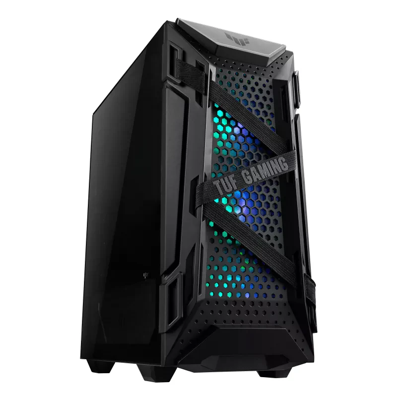 ASUS TUF GT301 ATX Mid Tower Gaming Case (4 Fans Included) - Black - Image 2