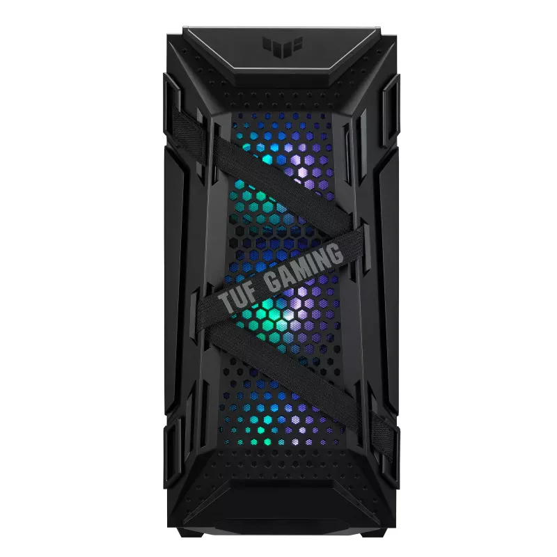 ASUS TUF GT301 ATX Mid Tower Gaming Case (4 Fans Included) - Black - Image 3