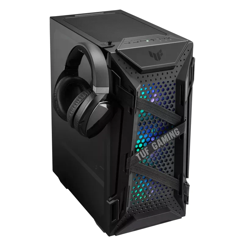 ASUS TUF GT301 ATX Mid Tower Gaming Case (4 Fans Included) - Black - Image 9
