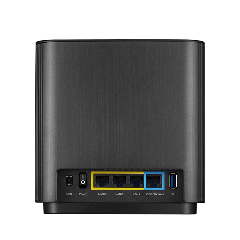 Asus ZenWiFi AX XT8 - AX6600 Whole-Home Tri-band Mesh Wi-Fi 6 System 1 Pack - Black - Image 5
