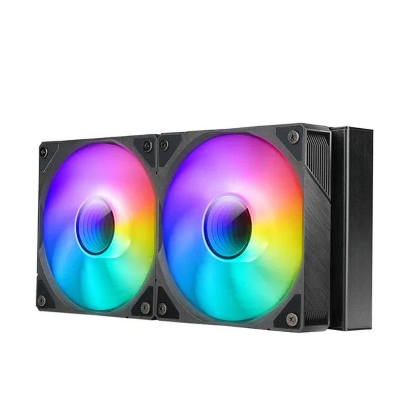 AZZA BLIZZARD PRO 240 mm RGB AIO Liquid CPU Cooler - Black - Image 3