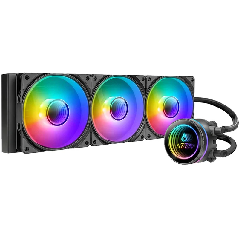 AZZA GALEFORCE 360mm All-in-One RGB Liquid CPU Cooler - Black