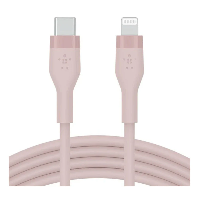 Belkin Soft Silicone Lightning To Type-C Cable, 1 Meter, Black - Image 4