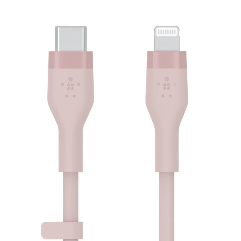 Belkin Soft Silicone Lightning To Type-C Cable, 1 Meter, Black - Image 5