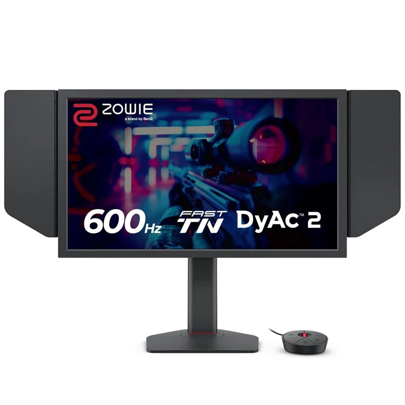 BenQ ZOWIE XL2586X+ 24" FHD Fast TN, 600Hz HDMI 2.1 DyAc 2 Esports Gaming Monitor - Black