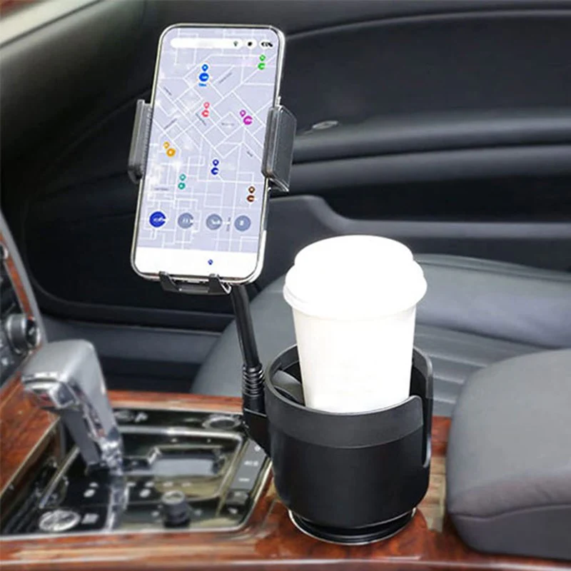 Car Cup Holder Expander with Lazy Stand For Mobile Holder - Image 3