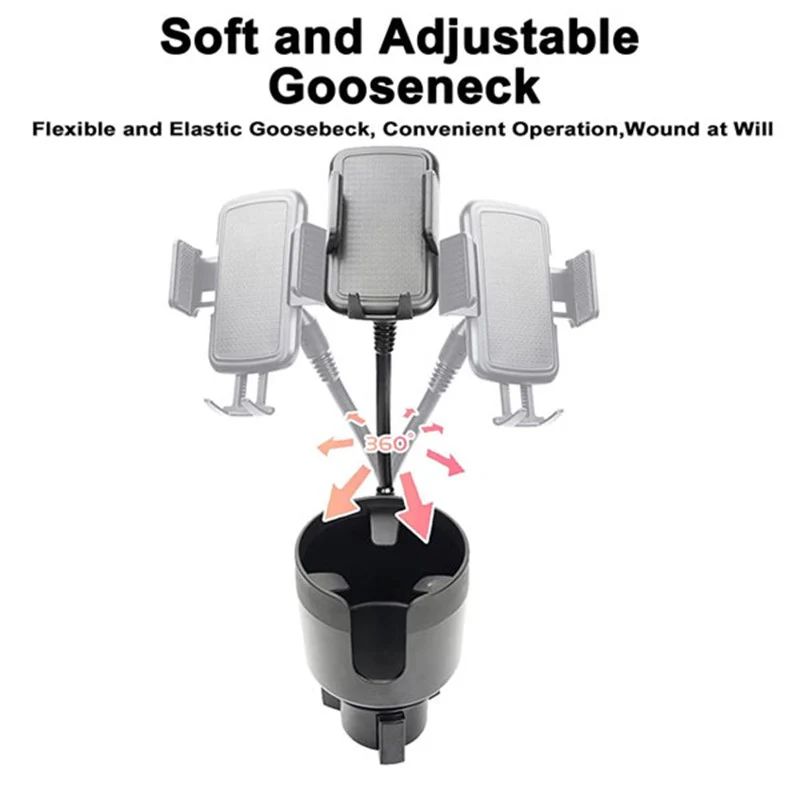 Car Cup Holder Expander with Lazy Stand For Mobile Holder - Image 5