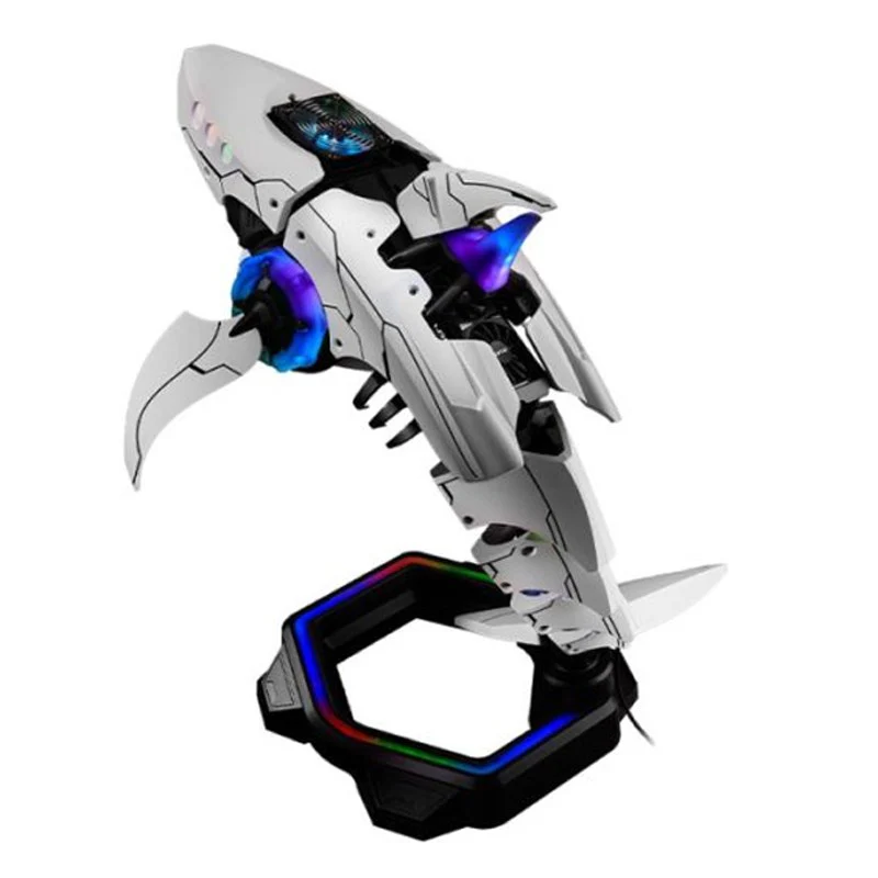 Cooler Master Shark X Gaming Case - White/Black - Image 3