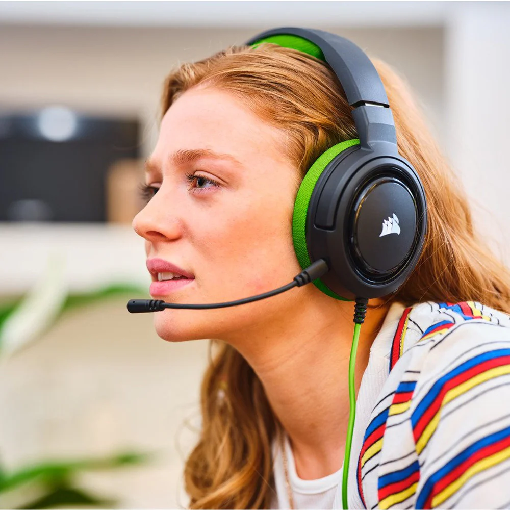 Corsair HS35 Stereo Gaming Headset - Green - Image 5