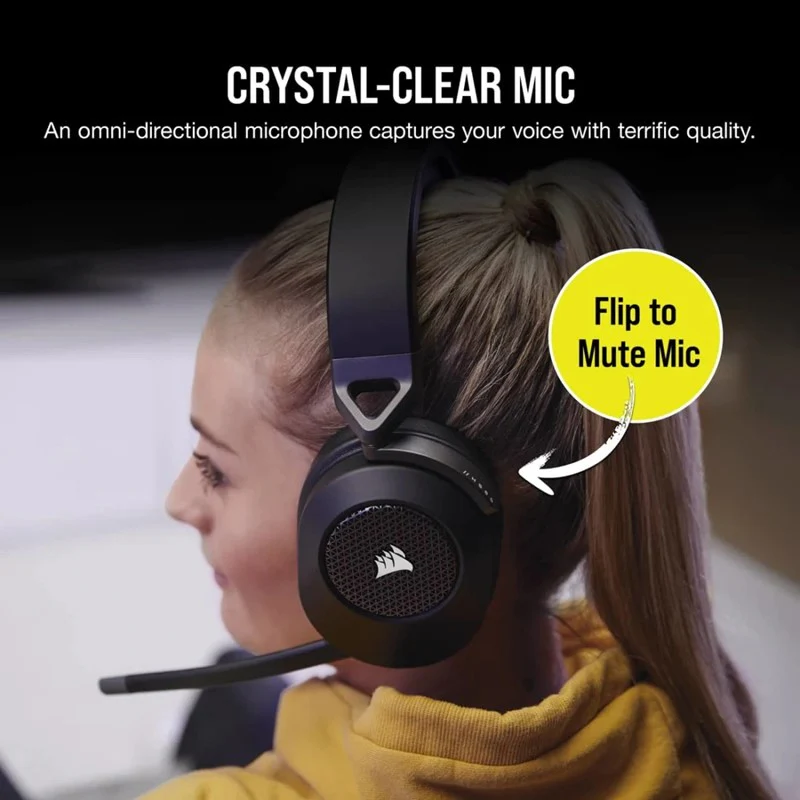 Corsair HS65 Wireless/ Bluetooth, 7.1 Surround Gaming Headset for PC - Image 3