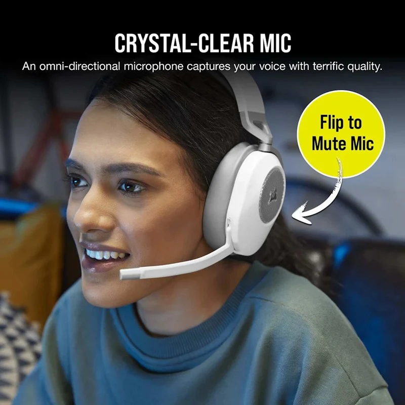 Corsair HS65 Wireless/ Bluetooth, 7.1 Surround Gaming Headset for PC - Image 5