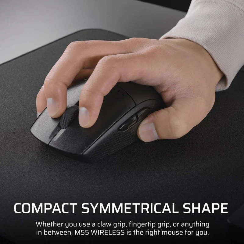 Corsair M55 WIRELESS Gaming Mouse (AP) - Black - Image 2