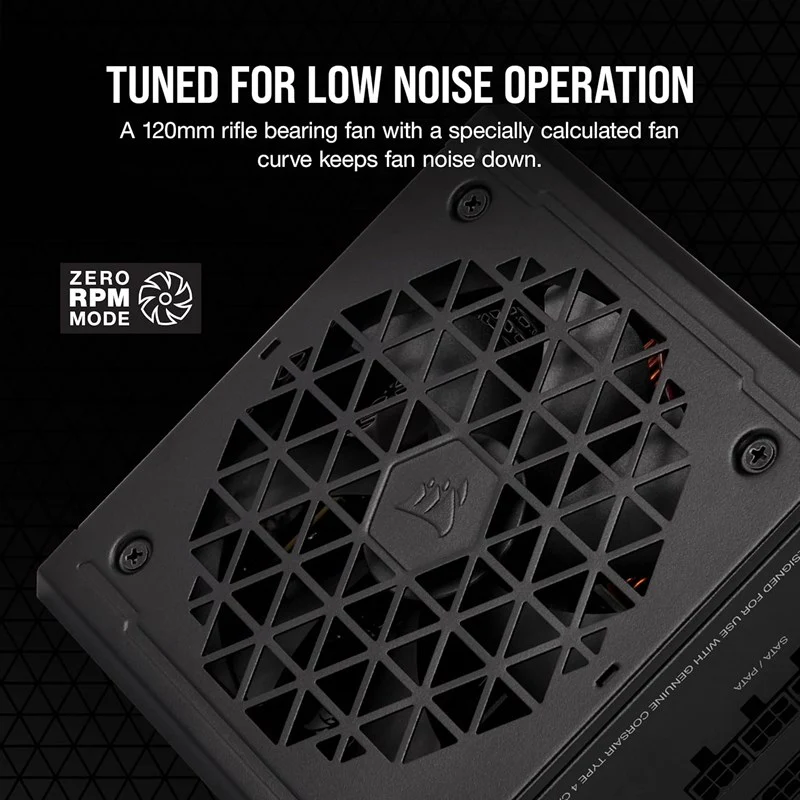 Corsair RMe Series RM750e Fully Modular Low-Noise ATX Power Supply (UK) - Black - Image 5
