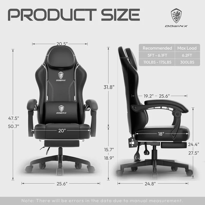 Dowinx Gaming Chair with Footrest - Image 5