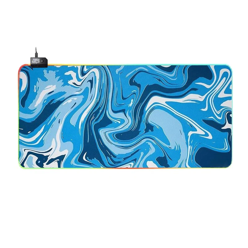 Forsa GMS-WT-5-10 Large RGB Gaming Mousepad - Blue