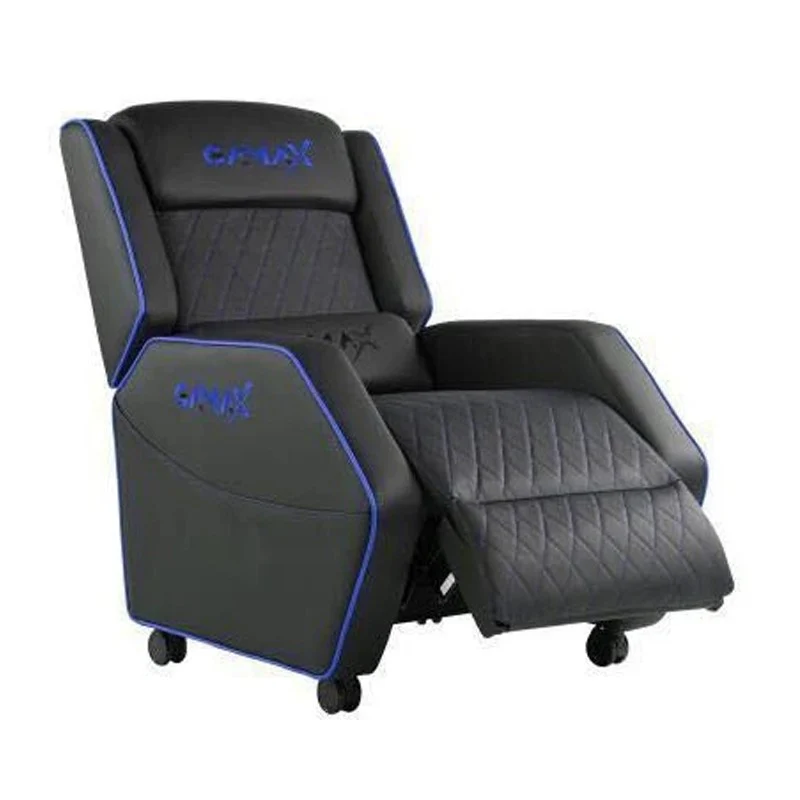 Gamax Gaming Sofa XL - Black/Blue - Image 2