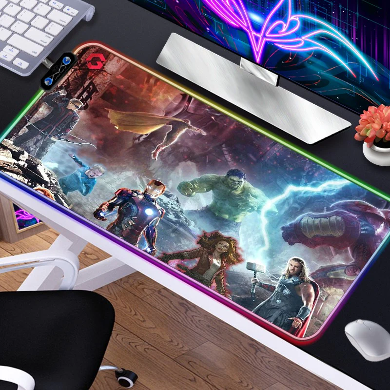 GAMEON Gaming Mousepad With RGB Lighting (900x400x3mm) - Avengers Edition - Image 2