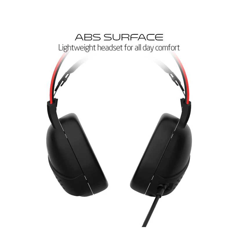 Gameon GO-711 RGB Gaming Headset With Detachable Mic - Black - Image 3