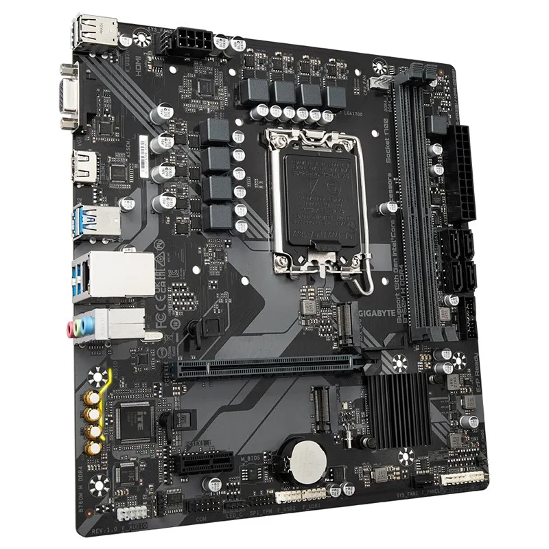 Gigabyte B760M H DDR4 (rev. 1.0) M-ATX Gaming Motherboard - Image 3