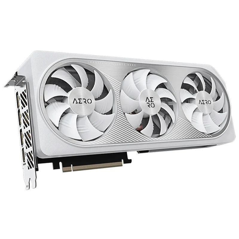 GIGABYTE GeForce RTX 4070 SUPER AERO OC 12GB White Edition GDDR6X Gaming Graphics Card - Image 3