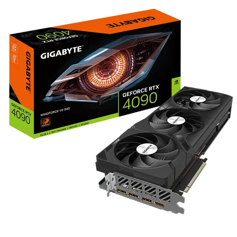 Gigabyte GeForce RTX 4090 WINDFORCE V2 24G (rev. 1.0 / 1.1) GDDR6X Gaming Graphics Card