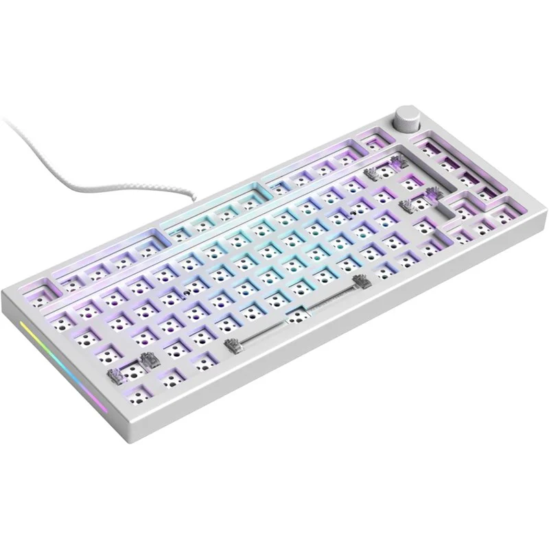 Glorious GMMK Pro 75% Barebone White Ice, ANSI-LAYOUT - Open Box - Image 2