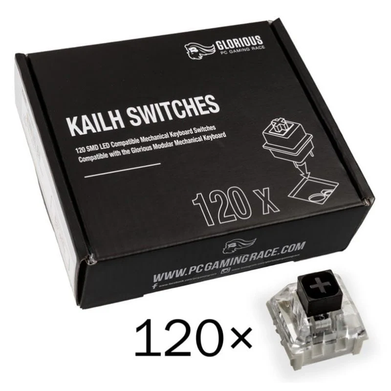 Glorious Kailh Keyboard MX Switches - Black - Image 4