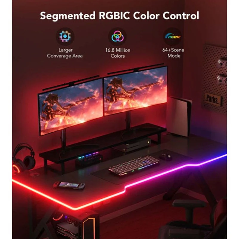 Govee Neon Gaming Table Light - H61C3 - Image 4