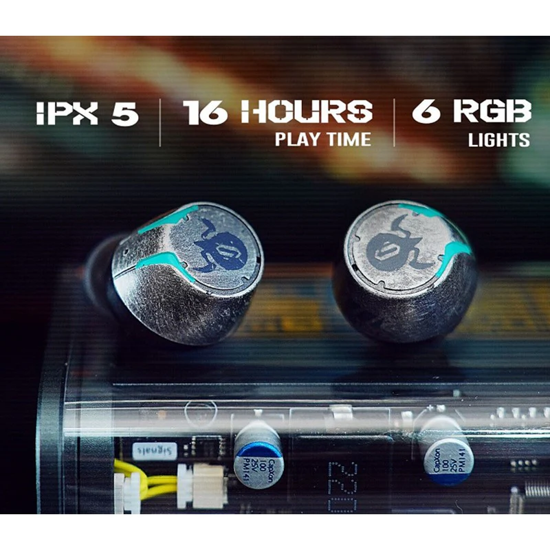 GravaStar P9 Sirius Pro TWS Earbuds, War Damaged Version - Grey - Image 3