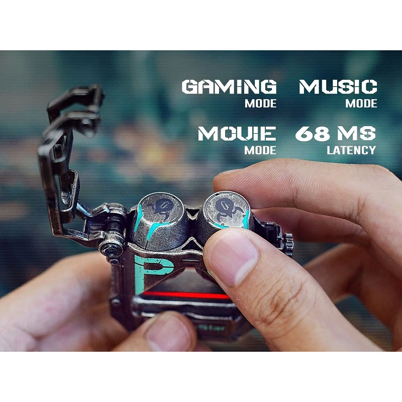 GravaStar P9 Sirius Pro TWS Earbuds, War Damaged Version - Grey - Image 4