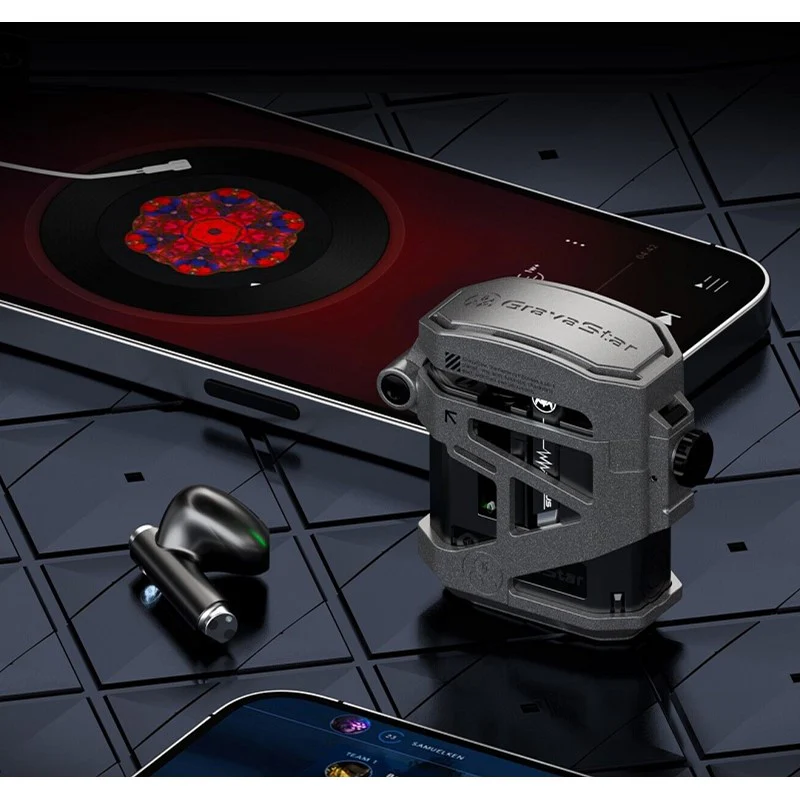 GravaStar Sirius P5 TWS Earbuds, Defense Armor - Grey - Image 2