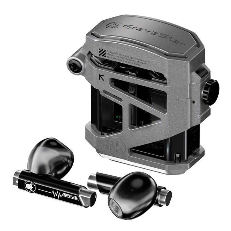 GravaStar Sirius P5 TWS Earbuds, Defense Armor - Grey - Image 3