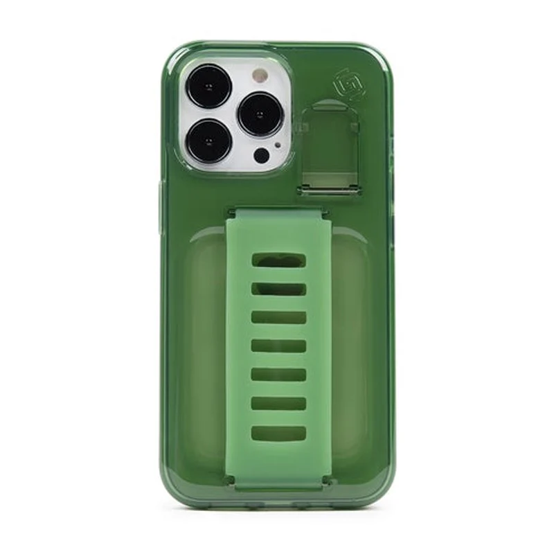 Grip2u Boost Case with Kickstand for iPhone 13 Pro (Olive)