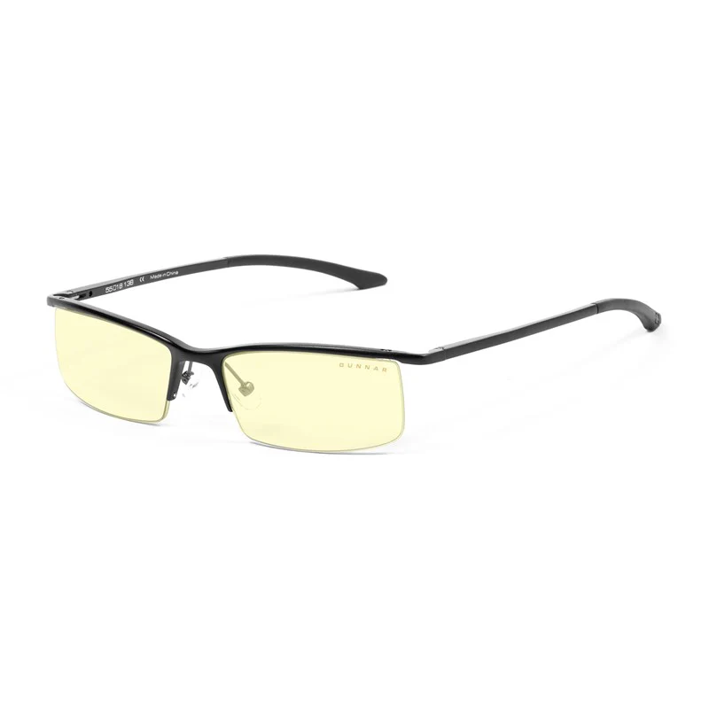 Gunnar Emissary Gaming Glasses (Onyx Frame, Amber Lens Tint)